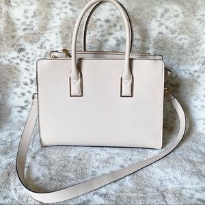 H&M Tote Crossbody Shoulder Bag Large Ivory Cream